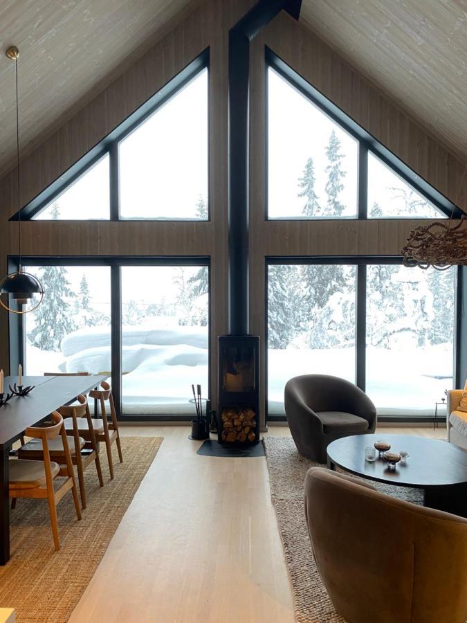 Nybyggd 8-Baeddars Skidstuga I Lofsdalen Esterno foto